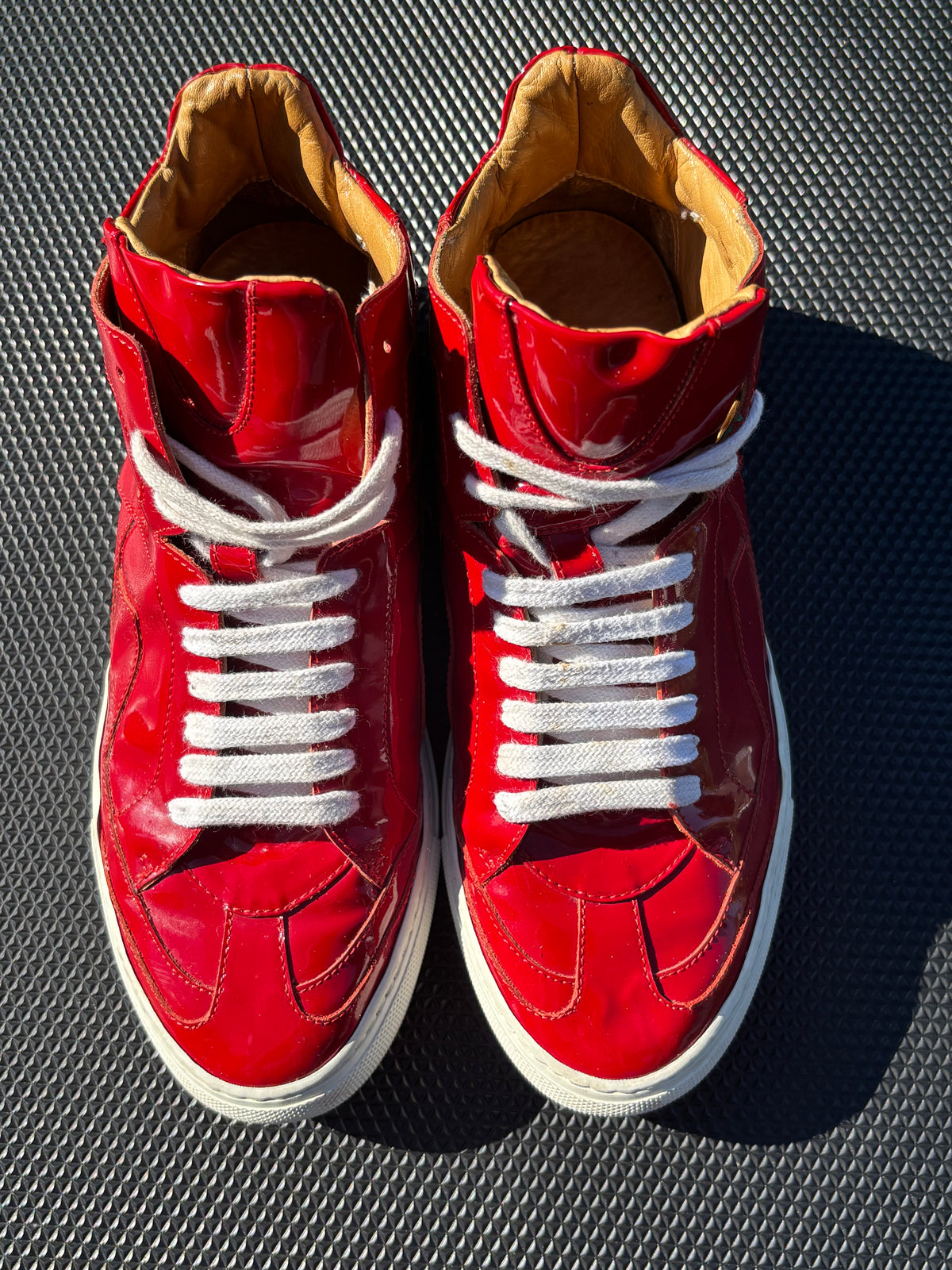 Maison Martin Margiela Leather High Top Sneakers Size 38