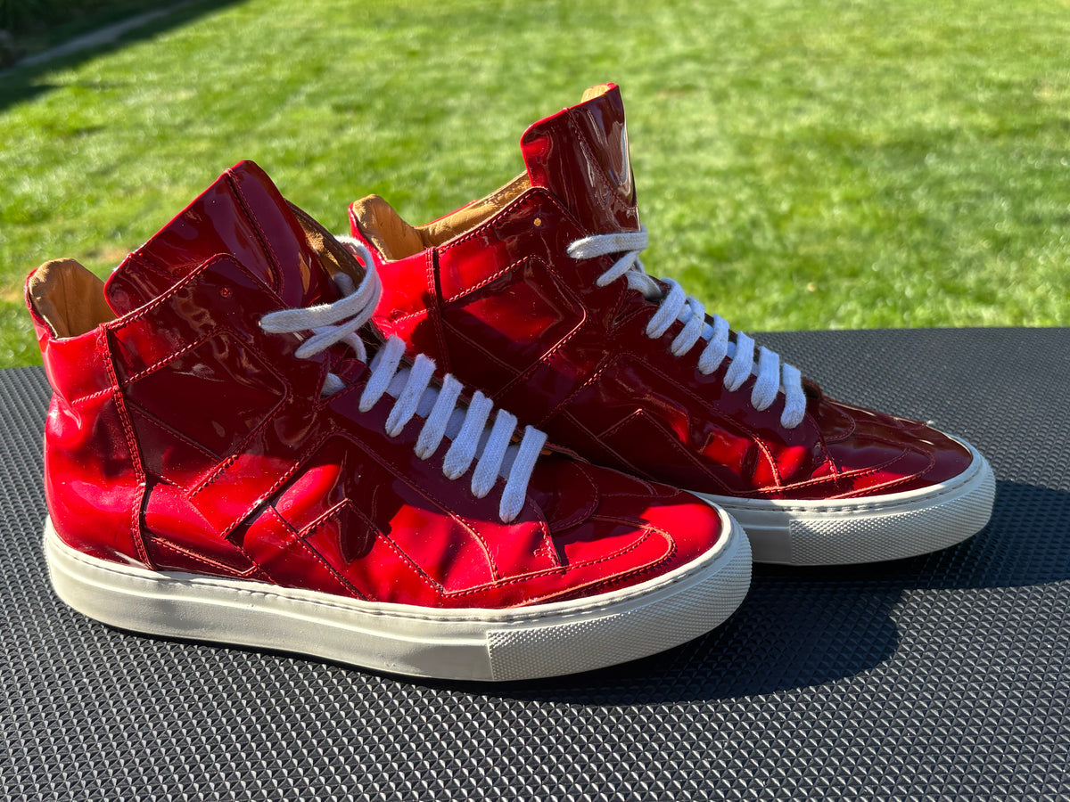 Maison Martin Margiela Leather High Top Sneakers Size 38
