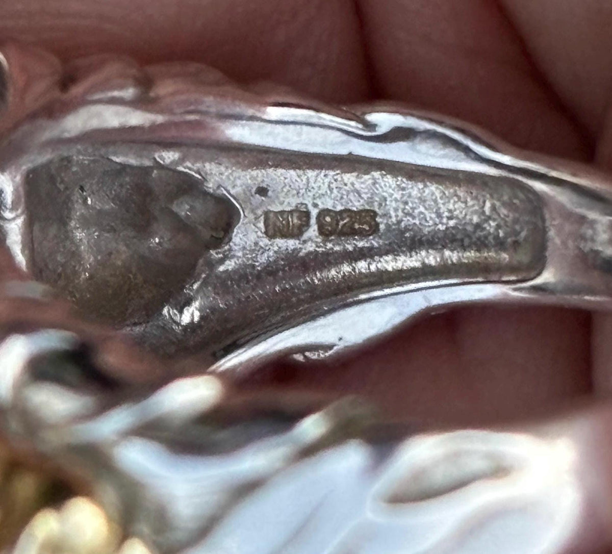 Lion Motif Cocktail Ring. Size 8
