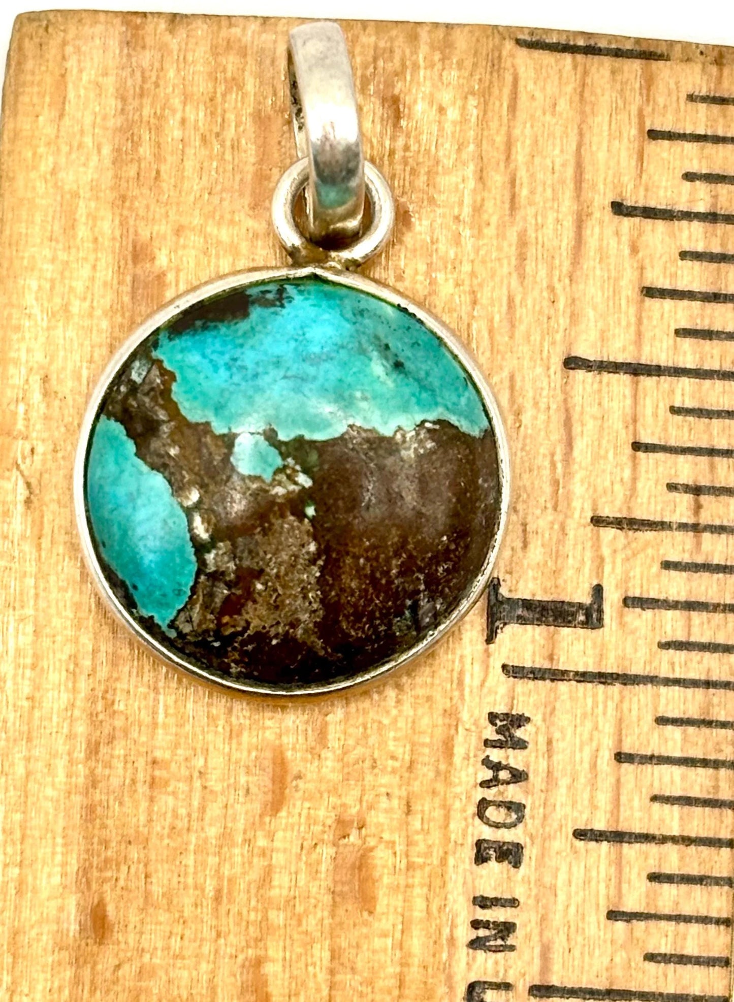 Sterling Silver Turquoise Pendant