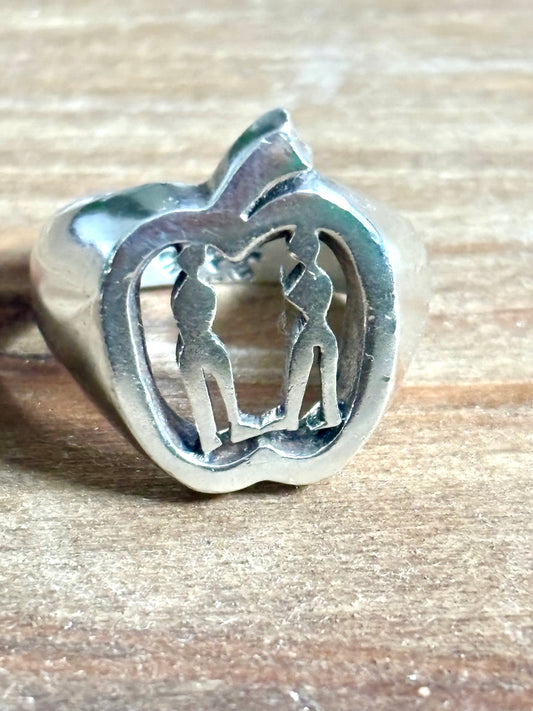 Adam & Eve Forbidden Fruit Ring. Size 7 1/4