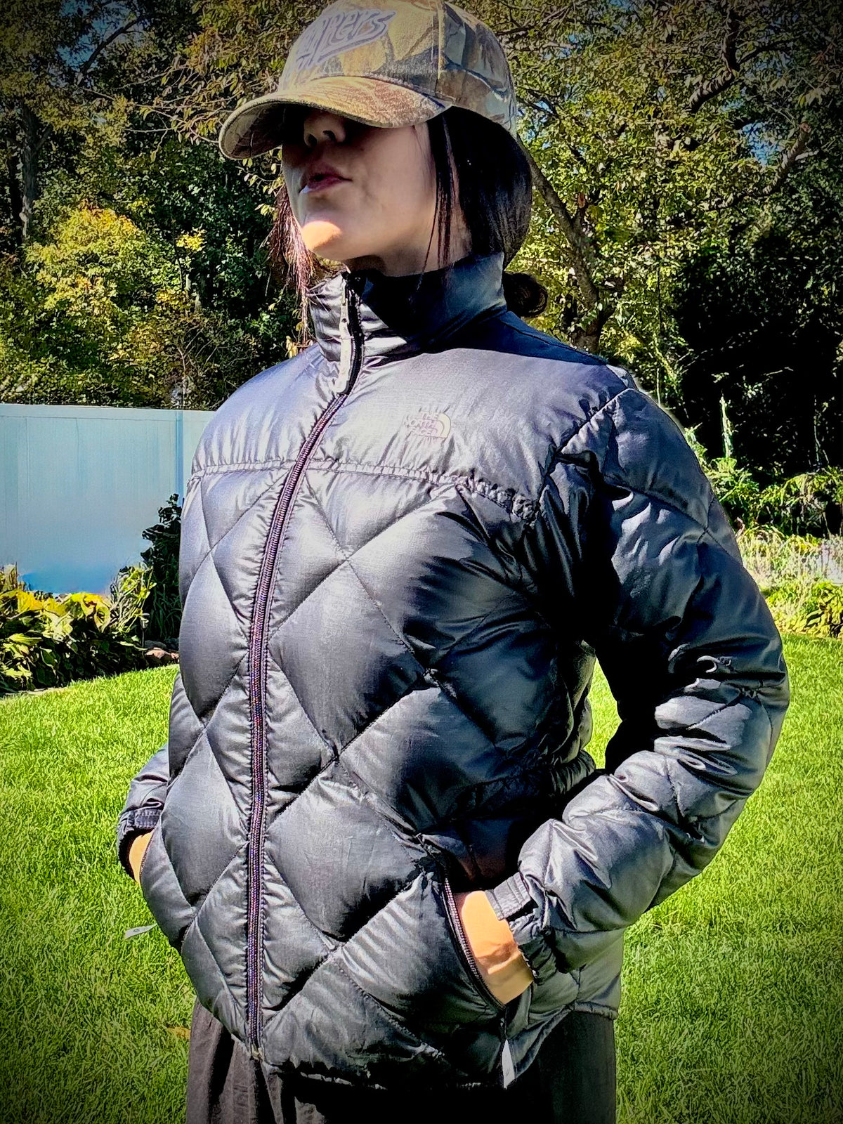 2006 North Face Quilted Puffer. Kids L