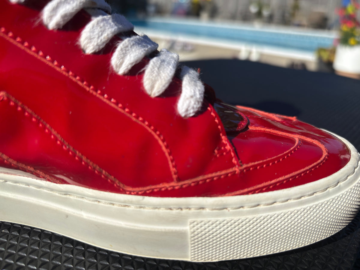 Maison Martin Margiela Leather High Top Sneakers Size 38
