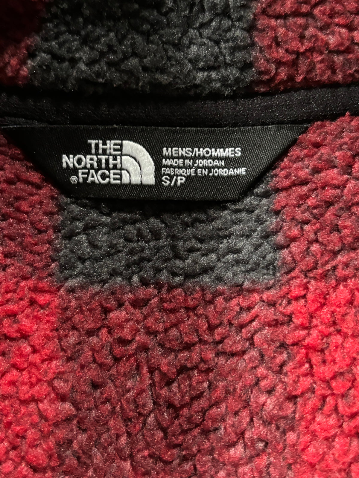 North Face Buffalo Plaid 1/4 Zip Fleece Pullover. Men’s Small