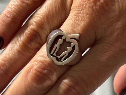 Adam & Eve Forbidden Fruit Ring. Size 7 1/4