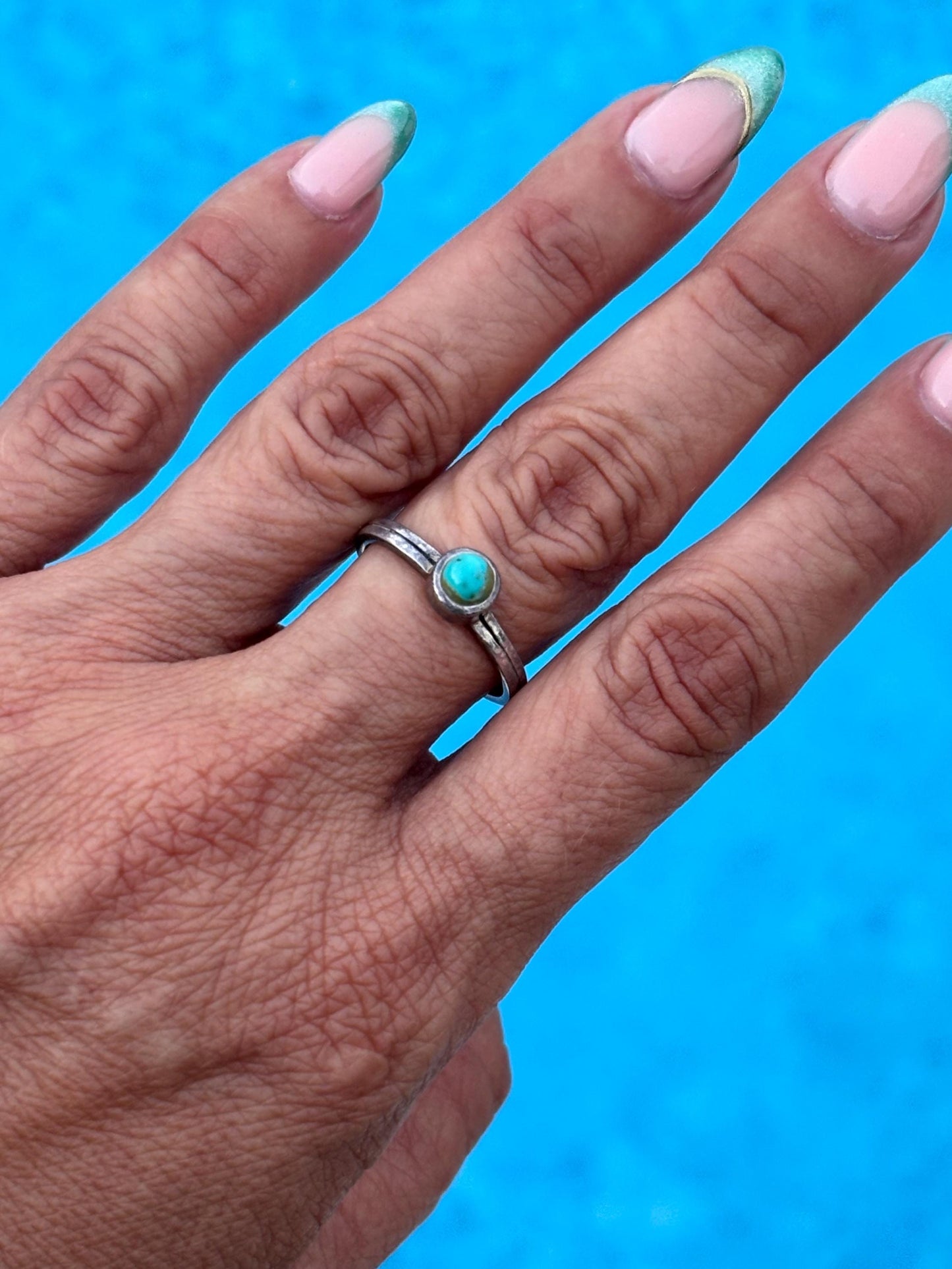 Vintage Barse Turquoise Ring - Size 8