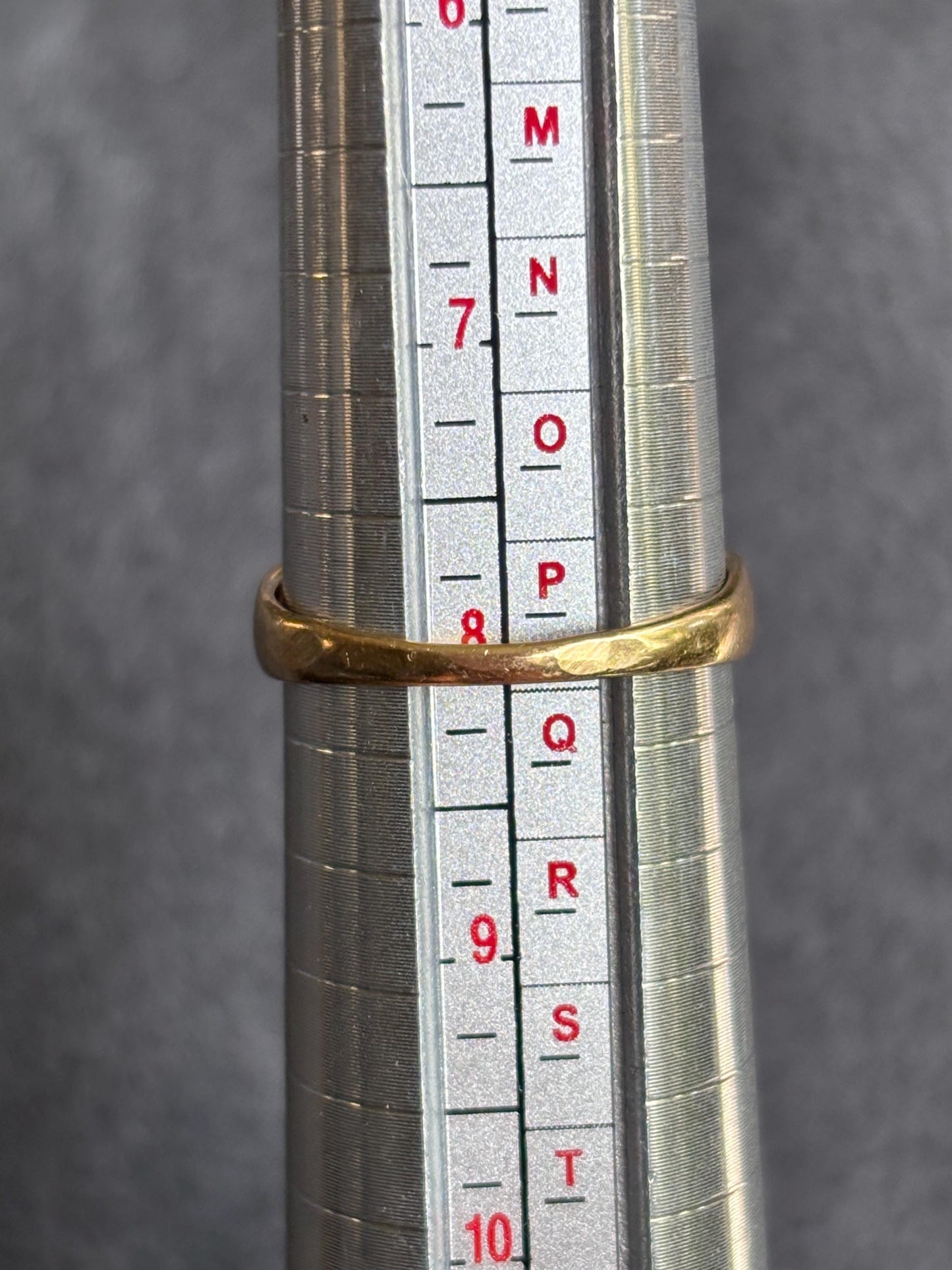 10K Gold Amethyst and Diamond Ring – Size 8 – Trillion Cut