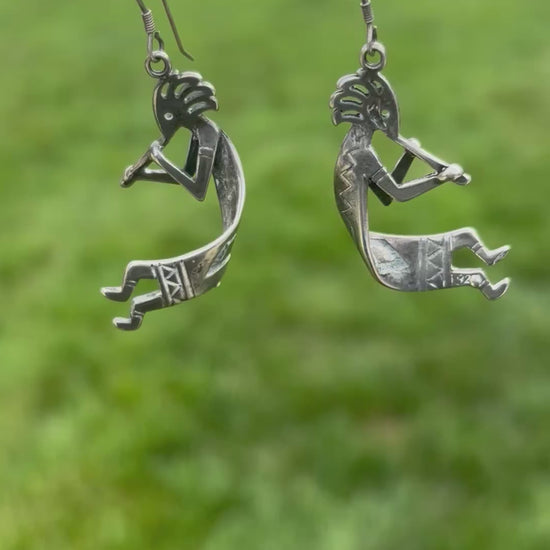 video of earrings dangling